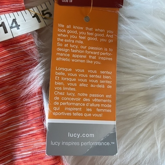 Lucy Heart Center Orange Cami - Picture 11 of 11